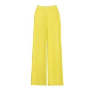 Saiid Kobeisy Lime Green Straight-Fit Pants - NWT